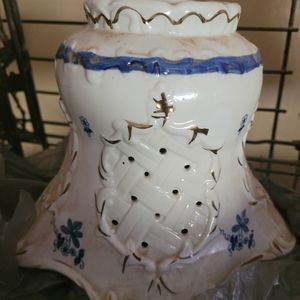 Vintage ceramic lamp shade